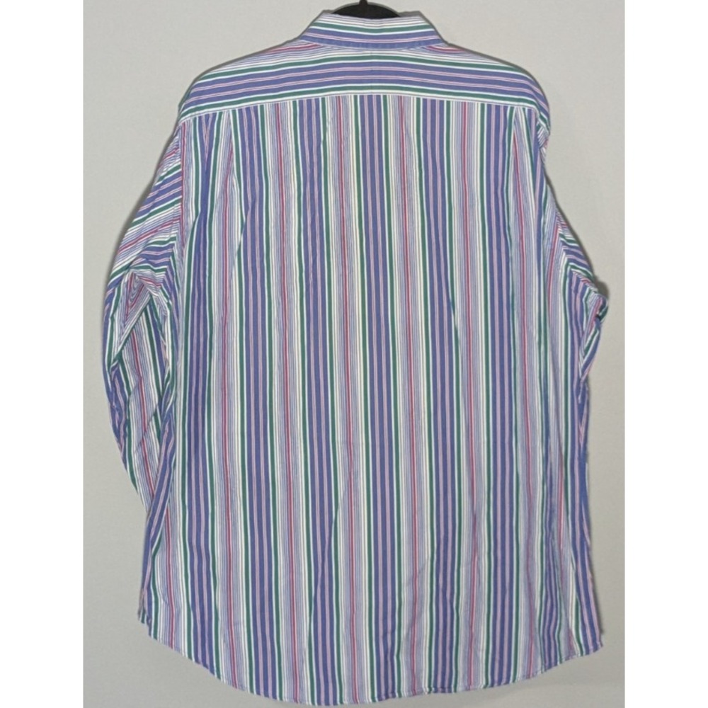 Polo Ralph Lauren Estate Sport Shirt Mens XL Multicolor Stripped Preppy Academia - Picture 6 of 6